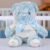 DIBSIES Personalized Baby Gift – Baby’s First Teddy Bear – 12 Inch (Blue)