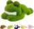 QUIRAI Weighted Stuffed Animals Frog Plush, 24″ | 3.3 lb Frog Stuffed Animal, Pillowfort Weighted Plush Animals & Cute Plushies Gifts for Kids Adults