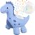 wiqins Baby Sleep Soother Cry Sensor Dinosaur Night Light Projector Baby Sound Machine Plush Stuffed Animal Toys for Boys Girls Pillow Ceiling for Toddler Lullabies & White Noise Sound