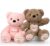 Custom Teddy Bear Stuffed Animal with Embroidered Name, Personalized Stuffed Bear for Baby, Bears Plush Toddler Adult Toys Gifts for 1+ Year Old Girls Boys Birthday Christmas for Her