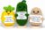 3 Pack Crochet Gift – Emotional Support Plush Toy with Inspirational Card and Base | Cute and Funny Christmas for Women, Girlfriend, Boyfriend, Teens