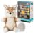 Cloud b Sound Machine with White Noise Soothing Sounds | Cuddly Stuffed Animal & Nomadic Nightlight | Record Parent Voice | Adjustable Settings and Auto-Shutoff | LoveLight Buddies – Finley Fawn
