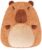 Capybara Microwavable Heating Pad for Belly, Neck & Shoulders, Heated Stuffed Animals with Moist Heat, Removable Plush Cover, Unscented Natural Fill, Adorable Surprise Present, 7.8″ x 10.6″, 1.2 lb