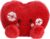Aurora Adorable Palm Pals Kimi Kisses Heart Stuffed Animal – Fun Seasonal Plush For Kids and Adult Collectors – Perfect for Decorating Rooms and Valentine’s Day – Red 5 Inches