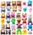 JOYIN 36 Pack Mini Animal Plush Toy Assortment (36 Units 3″ Each),Bulk Stuffed Animals Party Favors for Kids, Small Animals Plush Keychain Decoration, Carnival Prizes, Birthday Treasure Box Toys