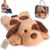 ODOXIA Weighted Stuffed Animal for Anxiety | 5 Lbs | Calming & Comforting | Dog Stuffed Animal Sensory | Weighted Plush Toy | for Adults and Kids | Includes Carrying Bag
