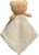 Pearhead Teddy Bear Baby Lovey – Organic Cotton Muslin Security Blanket, Plush Snuggle Toy Helps Self-Soothing, Breathable & Soft, Gender-Neutral Newborn Gift for Boys and Girls, 0+ Months