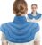 MORLIDEN Neck Heating Pad Microwavable for Shoulders, Warmer Wrap Microwave Heating Pad for Neck and Shoulders for Pain Relief (Light Blue)