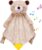 BEREST Rechargeable Baby Cry Sensor Sleep Soother Heartbeat Bear Lovey Blanket Comforter Toy, Help Newborns Go to Sleep Faster & Stay Asleep Longer, Great Nursery Decor Infants Shower Gifts