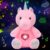 Plush Pink Unicorn Star Projector Musical Adjustable Singing Night Light Stuffed Animals Glowing Plushies Toy Gifts for Kids Birthday Easter Christmas,13”