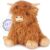 SuzziPals Heatable Coolable Weighted Highland Cow Stuffed Animals Plushie, Microwavable Heating Pad for Period Cramps & Pain, Lavender Scented Cow Plush Toys for Stress, Highland Cow Gifts for Women