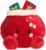 Aurora® Festive Palm Pals™ Velvet Santa Bag™ Stuffed Animal – Fun Collectible Plush for Kids and Adult Collectors – Perfect for Holiday Decorations or Gifts – Red 5 Inches