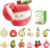 Baba Orchard Scented Squishy Fruit Plush Blind Box Keychain, Mystery Fruit Plush for Backpack, Purse or Key Ring, Cute Collectible Surprise Gift Kids and Teens, Single Random Box