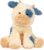 GUND Cozys Collection Cow, Stuffed Animal for Ages 0 and Up, Spring Decor Plush Toy, Cream/Blue, 10”