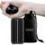ONO Roller – Handheld Fidget Toy for Adults | Help Relieve Stress, Anxiety, Tension | Promotes Focus, Clarity | Compact, Portable Design (Black, Full Size – Aluminum)