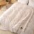 YUSOKI Luxury Double Side Faux Rabbit Fur Throw Blanket for Couch, Ultra Soft Fluffy Throw Gifts, Plush Thick Warm Luxury Decor Gifts for Home (Bright Cream, Medium (50 X 60 Inches))