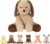 Niuniu Daddy 14″ | 3.5 Pound Dog Weighted Stuffed Animal, Heavy Doggy Pillowfort Plush Toys for Kids Adults, Weighted Beads for Puppy Stuffed Animals Body Pillow for Gift Birthday Holiday Christmas