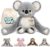 Huggle Healers Weighted Stuffed Animals for Adults, Teens and Kids – 36 Inch Long Plush Arms Grey Stuffed Animal for Hugs – 4.5lb Koala Plushies – Noa Koala