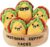Emotional Support Taco Plush, Funny Cute Cuddly Plushies and Toys, Inspirational Motivational Encouragement Gift for Women Men, Includes 5 Soft Emotional Support Plushies Food with Carry Basket